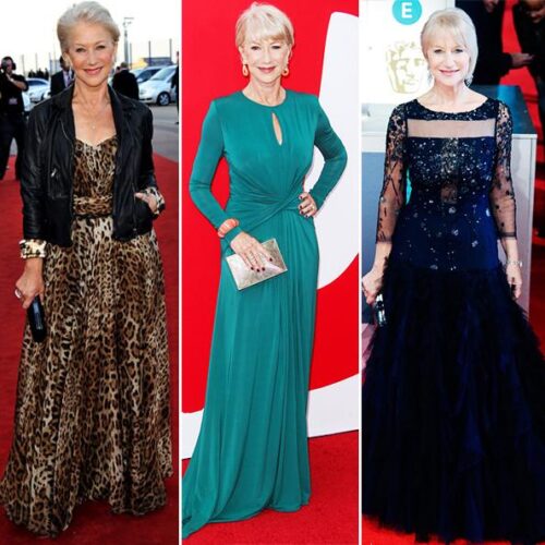 helen-mirren party outfit ideas for older ladies