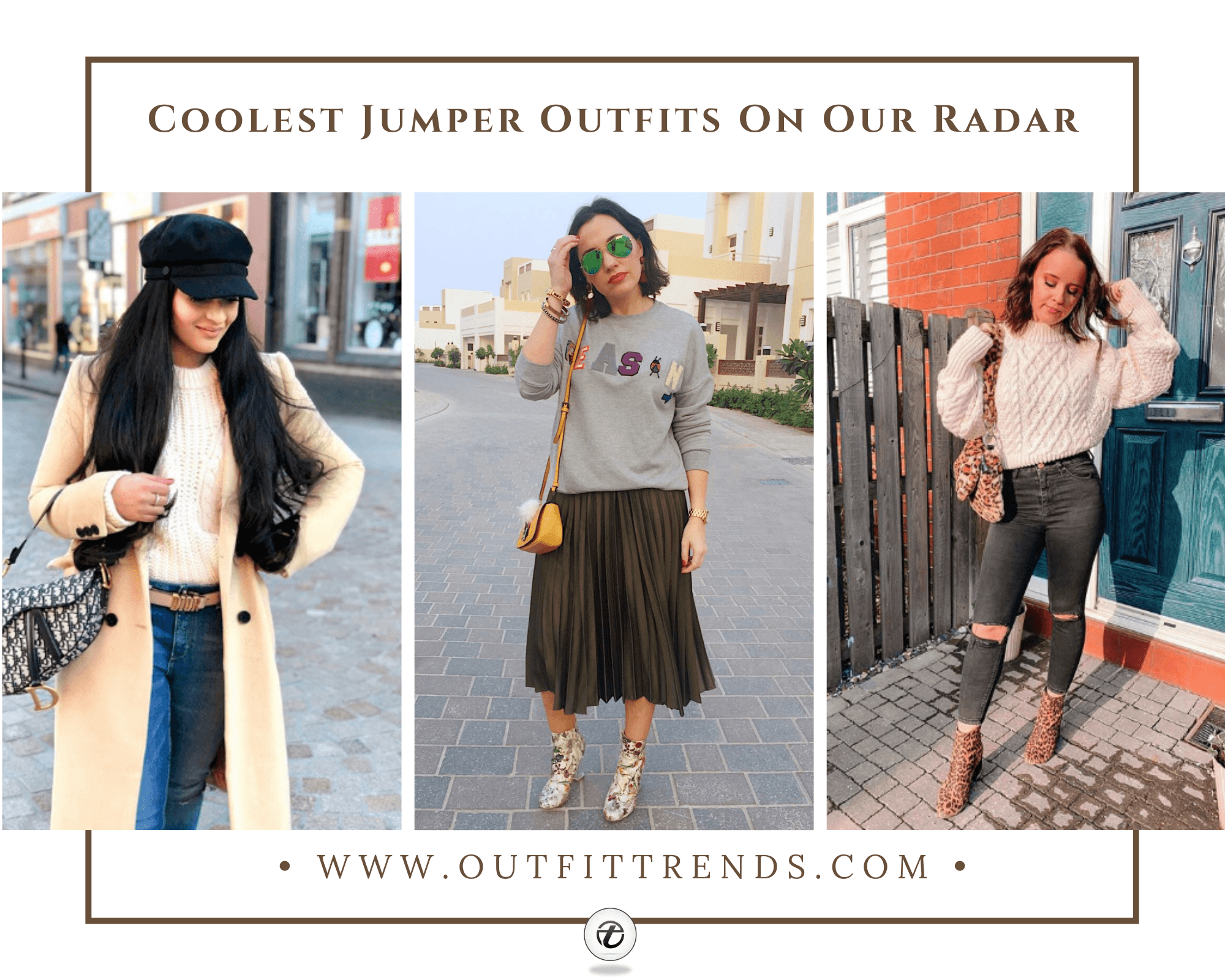 outfits to wear with jumpers