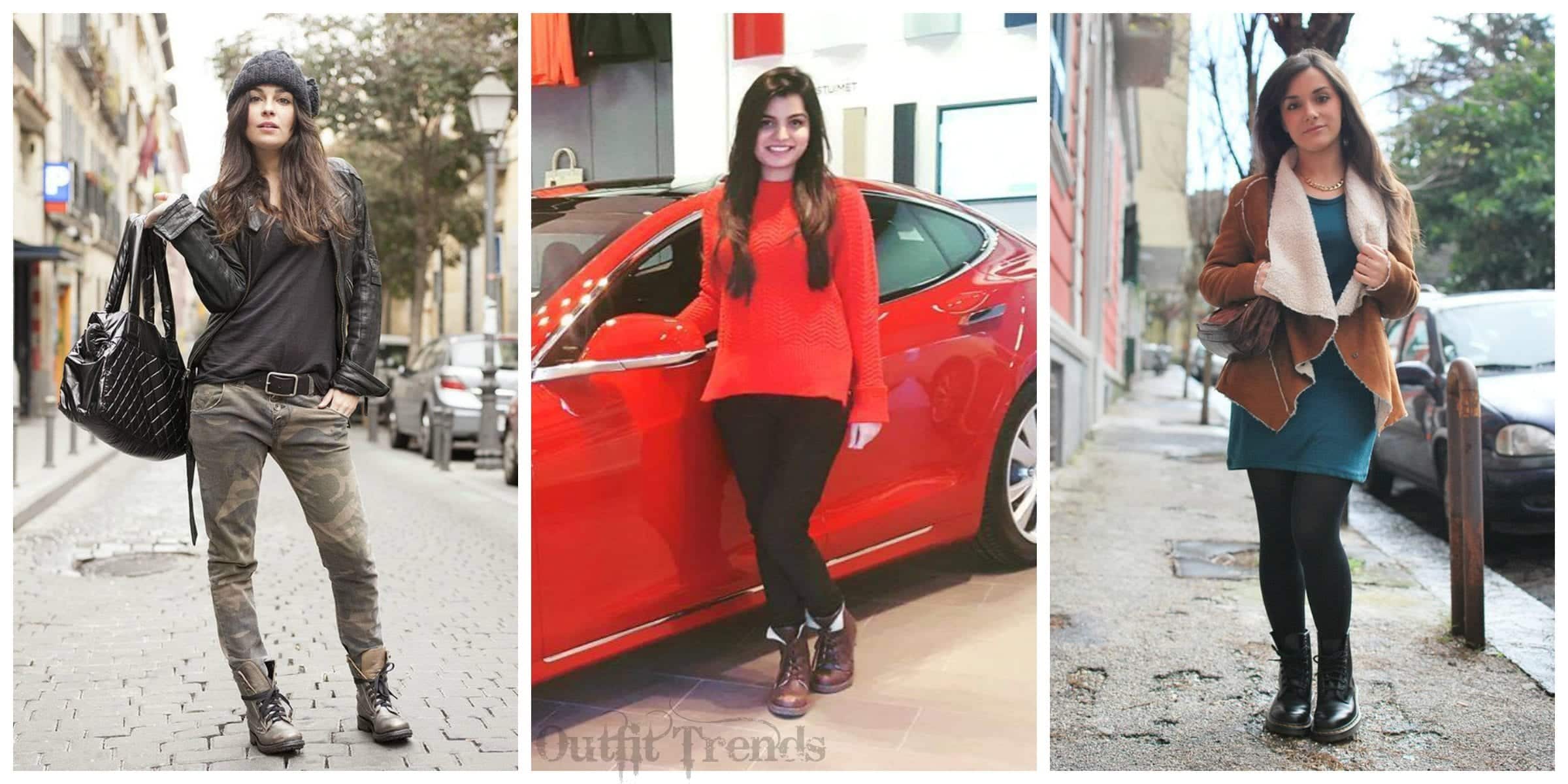 Outfits with Combat Boots- 22 Ideas How to Wear Combat Shoes