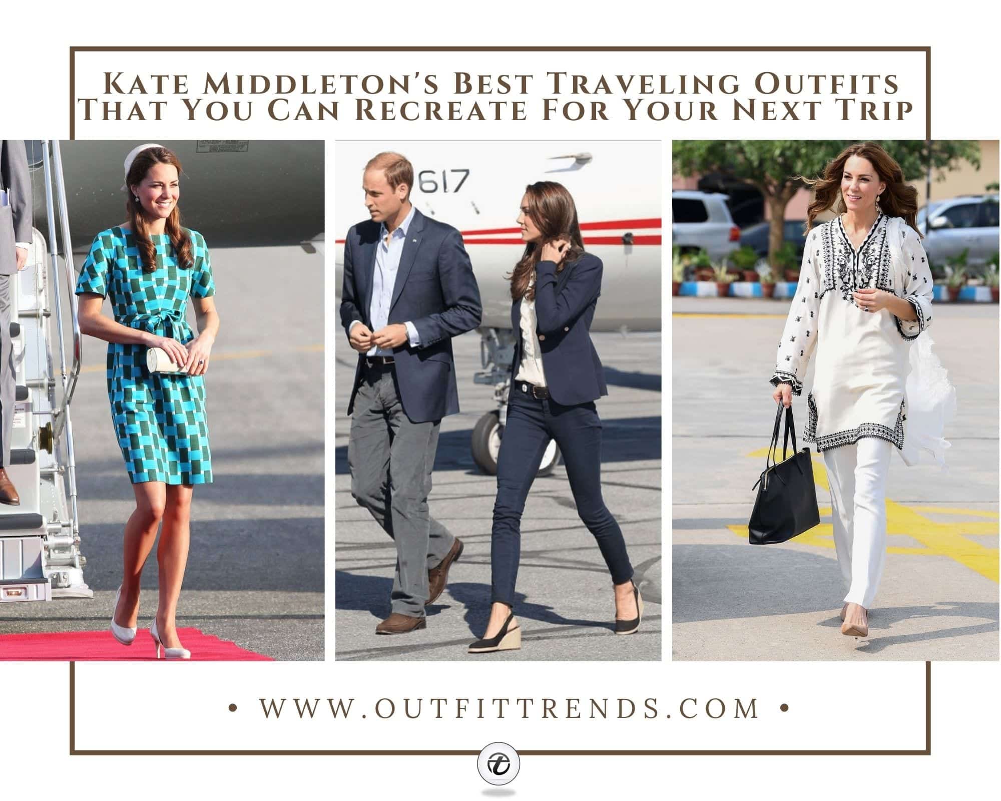 Kate Middleton Travel Outfits | 18 Best Looks You Can Steal