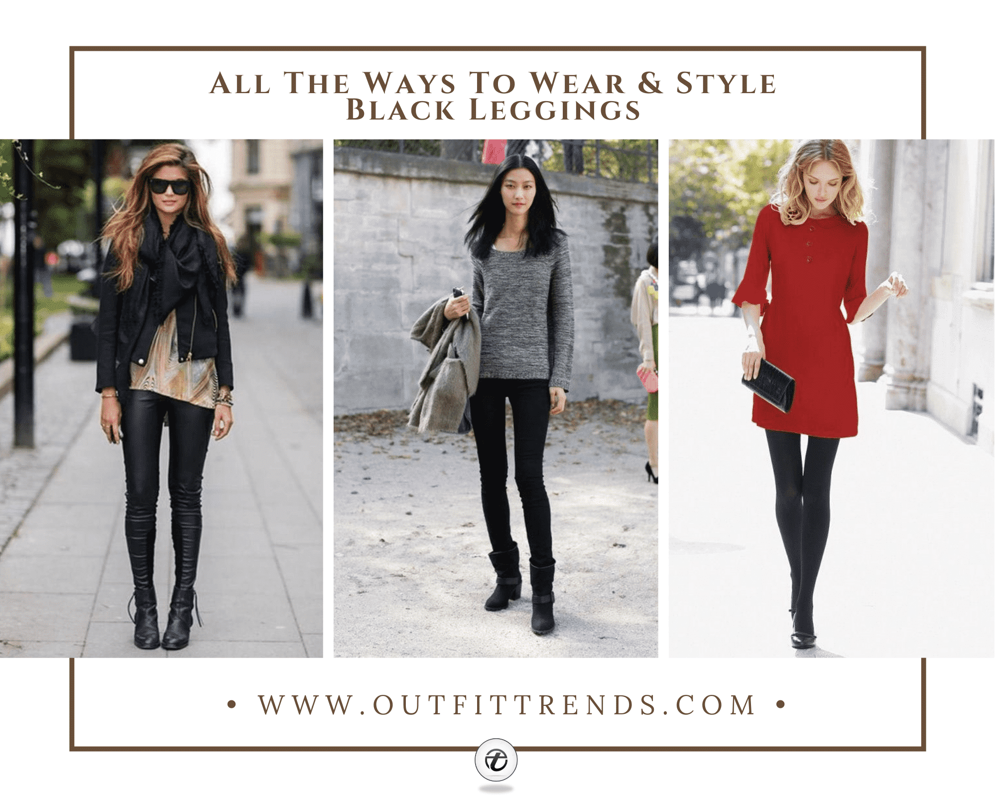 How to Wear Black Leggings ? 24 Outfit Ideas