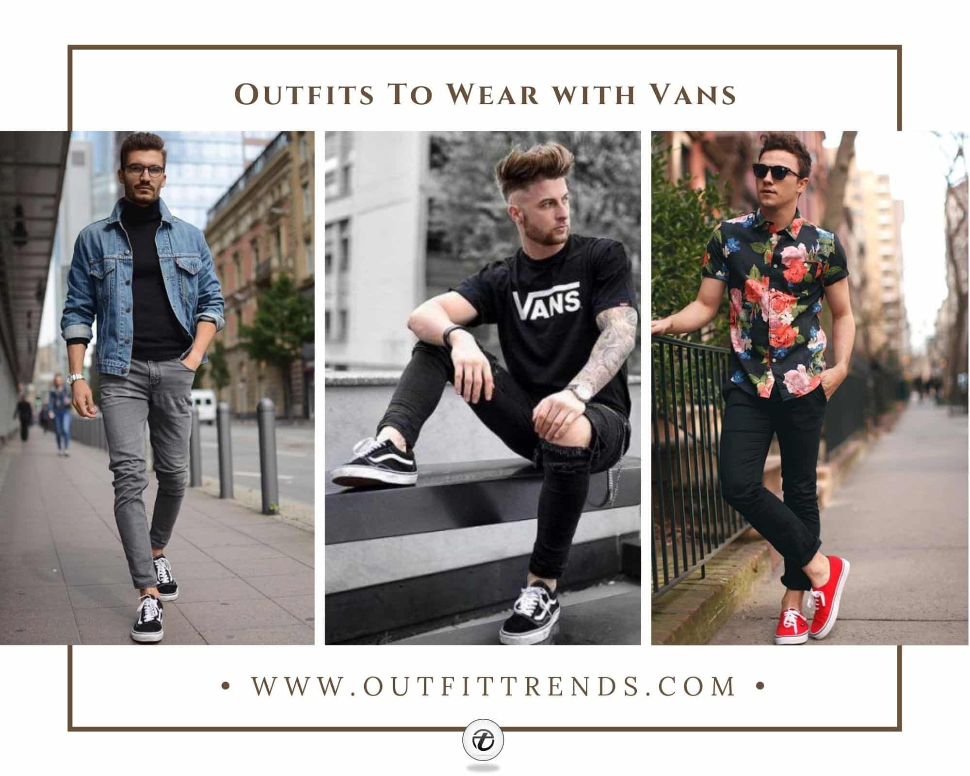 recuerdos oasis Ananiver Men's Outfits with Vans - 33 Best Ways to Wear Vans Shoes