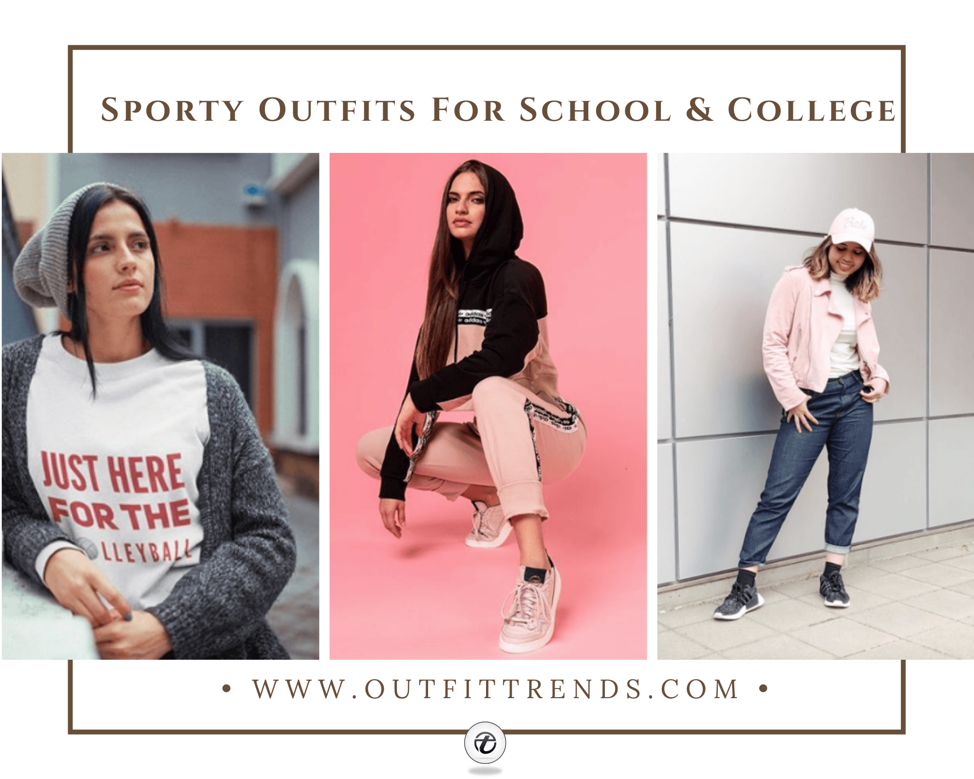 20 Cute Sporty Style School Outfits That Every Girl Must Try