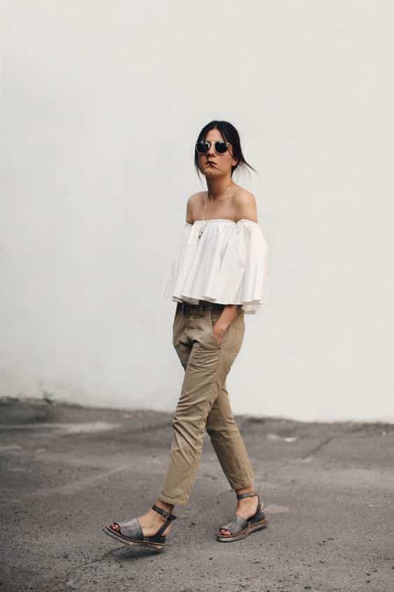 khaki pants outfits for women