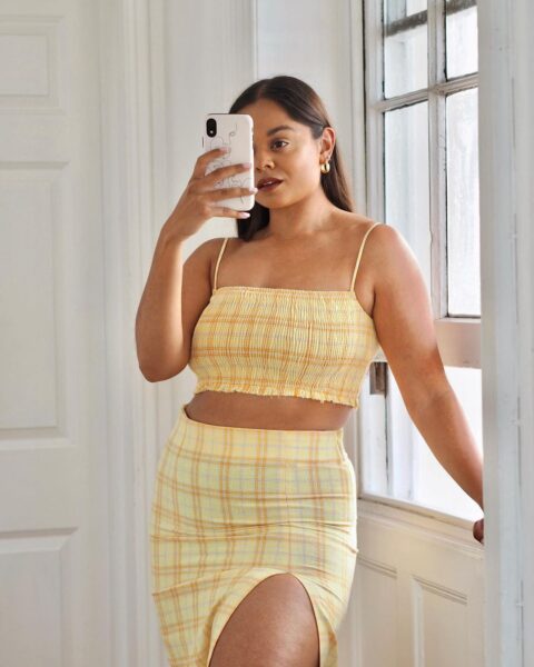 yellow outfits for women 