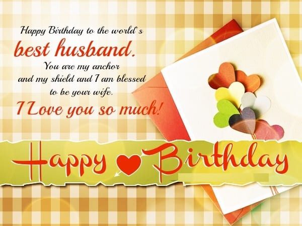 Birthday wishes for Husband