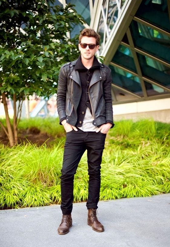 20 Outfit Ideas to Wear Black Pants with Brown Shoes for Men