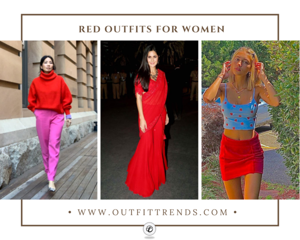Red outfits for women