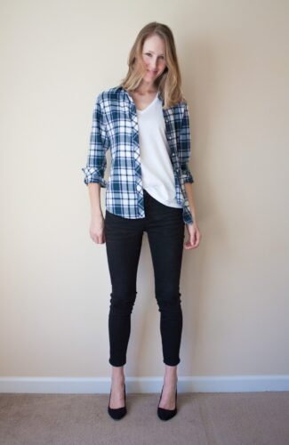 Flannel Outfit Ideas for Women (9)