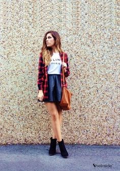 Flannel Outfit Ideas for Women (8)