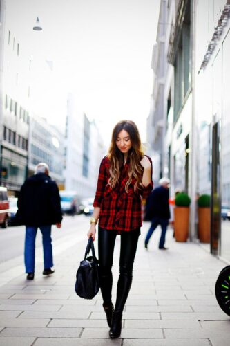 Flannel Outfit Ideas for Women (6)