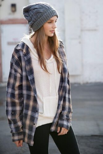 Flannel Outfit Ideas for Women (4)