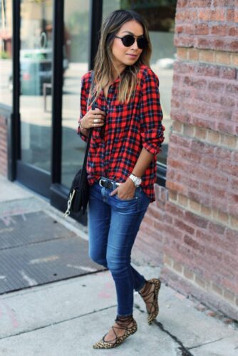 Flannel Outfit Ideas for Women (2)