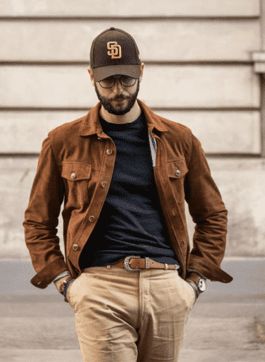 how to wear suede jackets for men