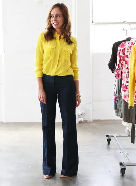 yellow outfits for women