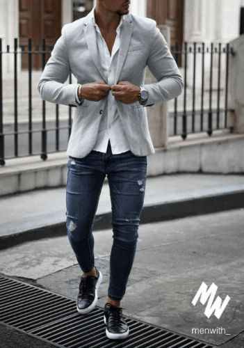 Men Outfits with Blue Jeans | 45 Ways to Style Blue Jeans