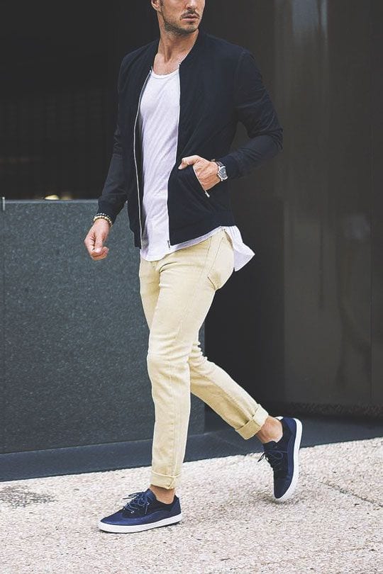 Khaki Pants Outfits-20 Ideas What to Wear with Men's Khaki Pants