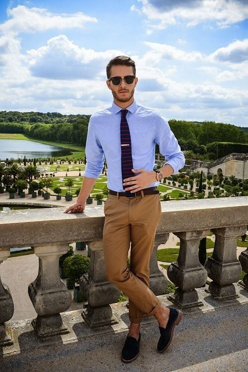 how to style business attire in summer for men (7)