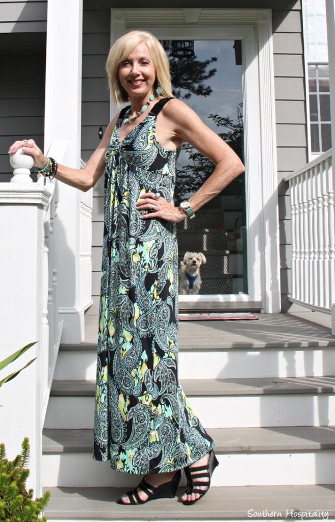 Maxi dresses for over 50 usa