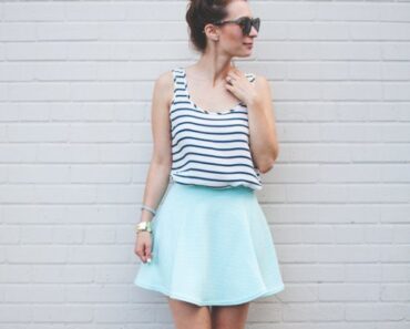 how to wear mint colored skirts (20)