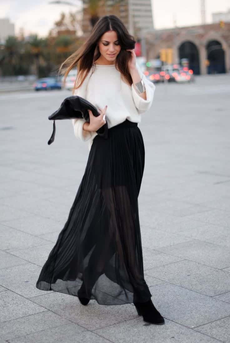 Outfits with Sheer Skirts 20 Ideas How to Wear Sheer Skirts