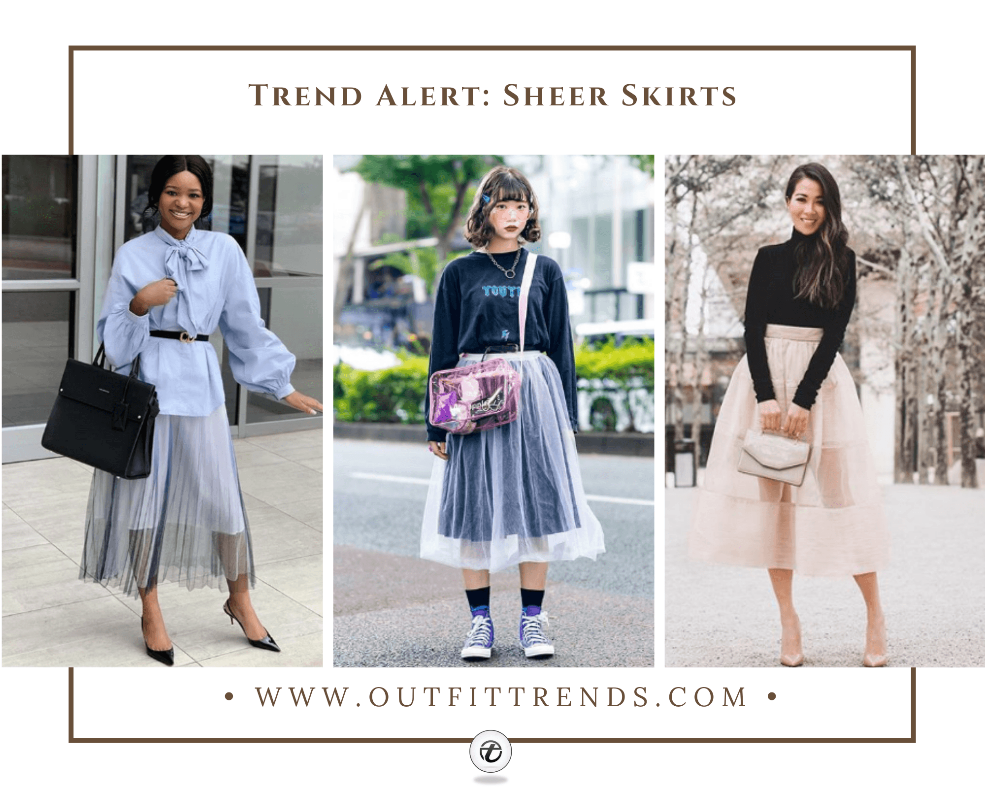 Outfits with Sheer Skirts- 29 Ideas How To Wear Sheer Skirts