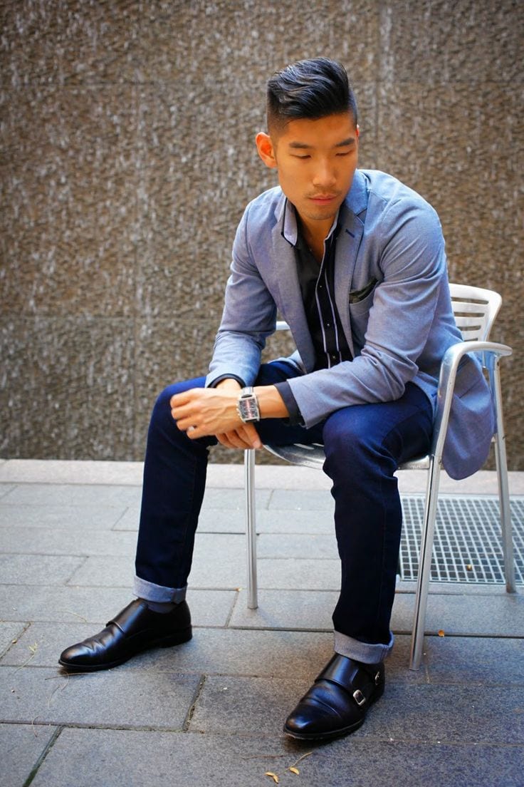 formal shoes with black pants