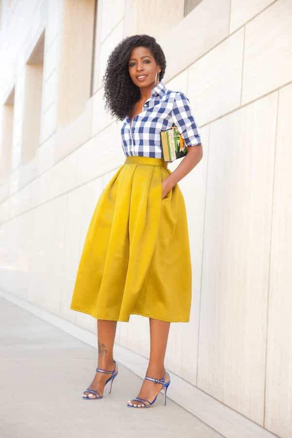 Yellow Skirt Outfits- 27 Ideas on How to Wear a Yellow Skirt