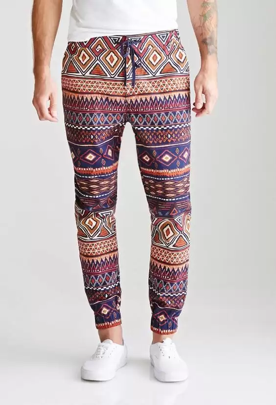 How to Wear Printed Jogger Pants