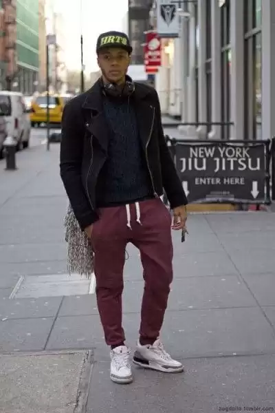 How to Wear Red Joggers