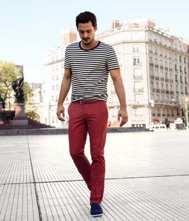 Men Outfits with Red Pants-30 Ways for Guys to Wear Red Pants