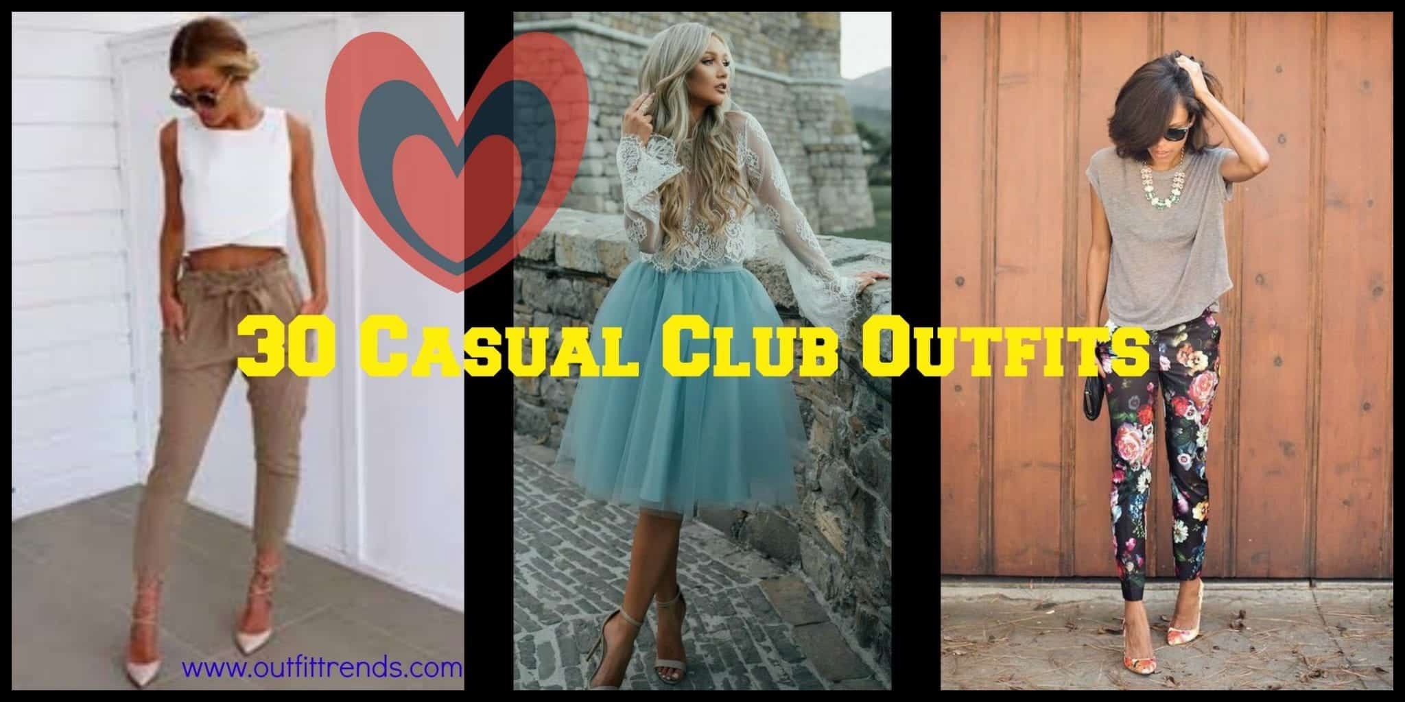 Casual store clubbing outfits