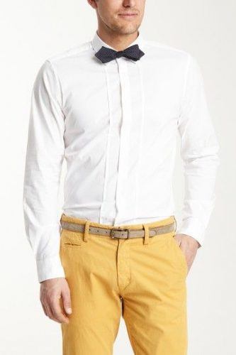 men's yellow pants outfits