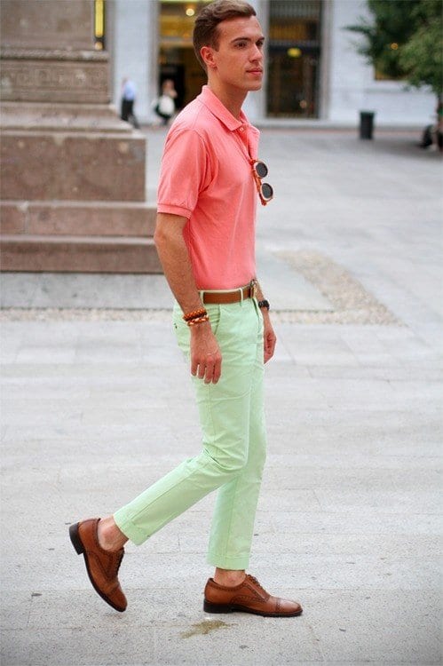 Mint Pant Outfits for Men - 30 Ideas How to Wear Mint Pants