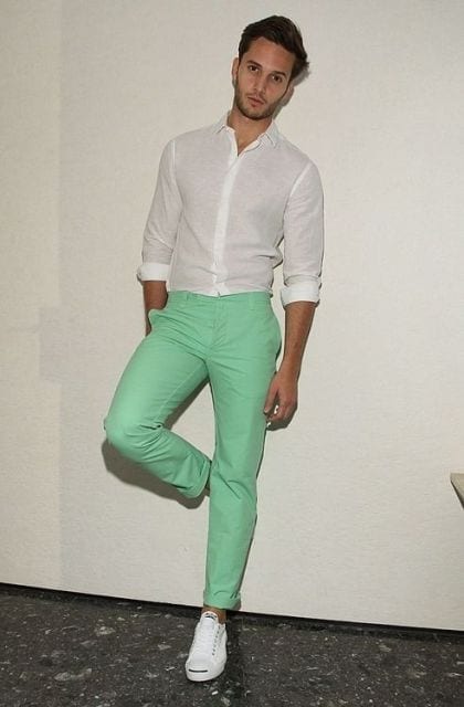 how to wear a mint pant (15)