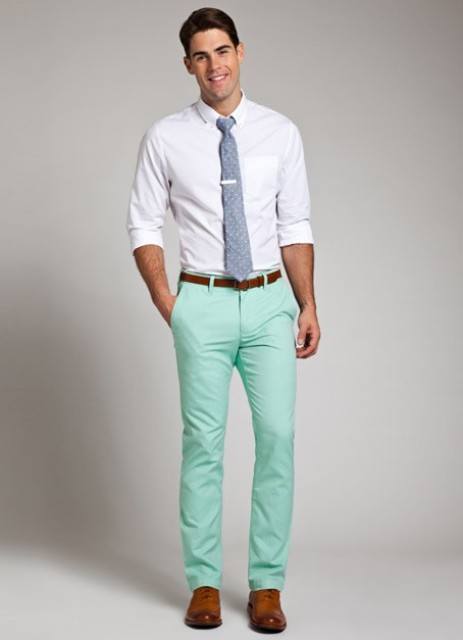 How to Wear Mint Pants for Men ? 30 Outfit Ideas