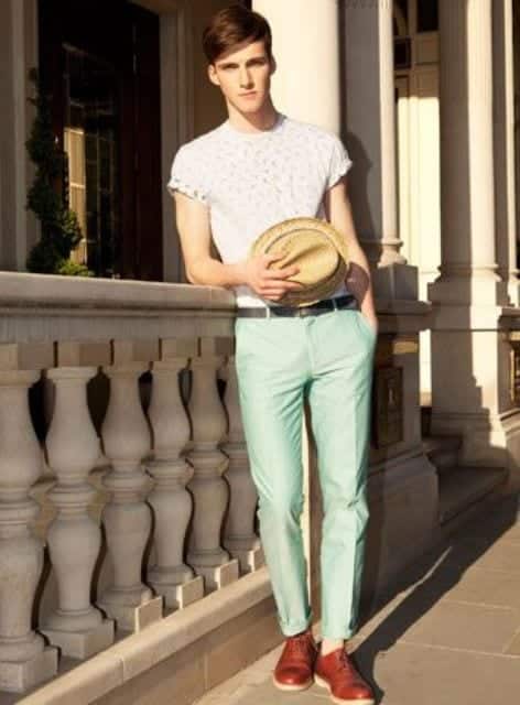 how to wear a mint pant (9)