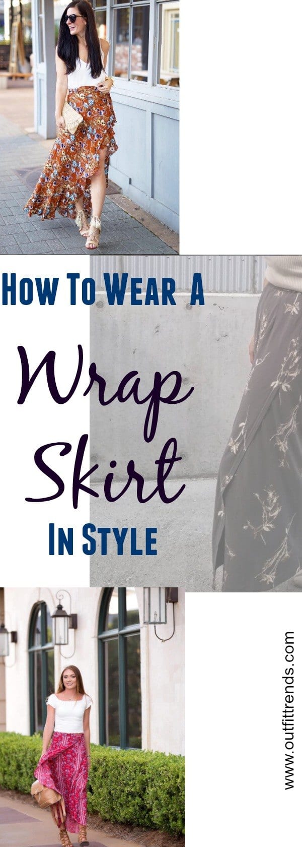 Stylish Wrap Skirt Outfits: 32 Ideas How to Wear Wrap Skirts