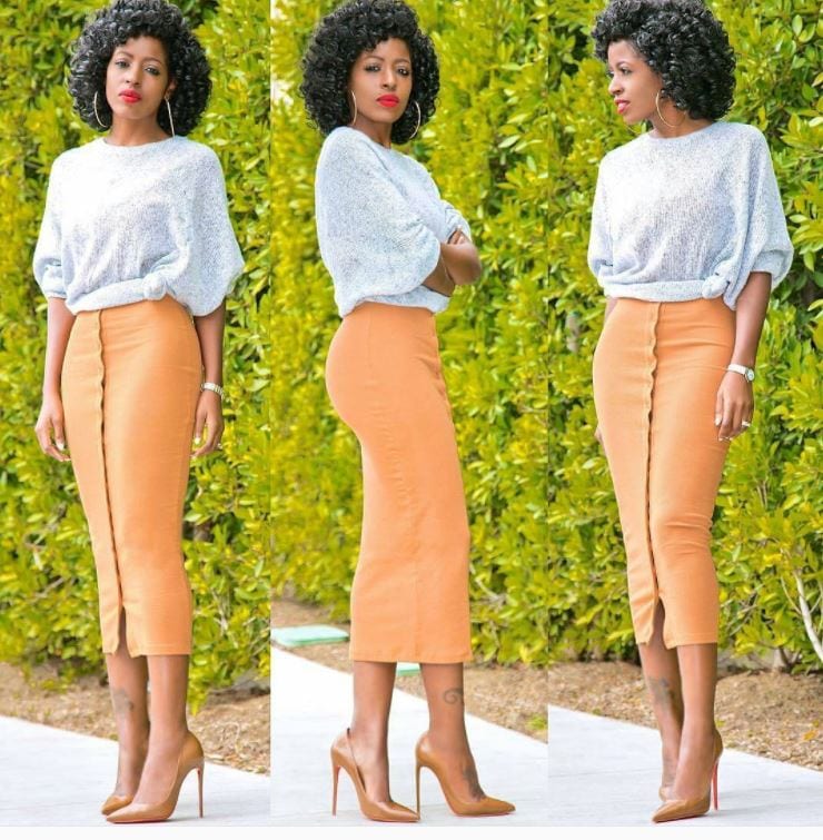 How To Wear Orange Skirts ? 30 Outfit Ideas