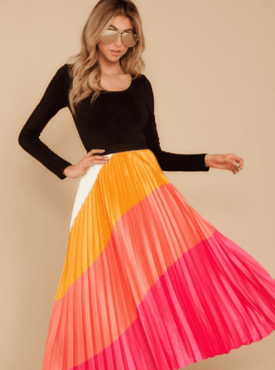 How To Wear Orange Skirts ? 30 Outfit Ideas