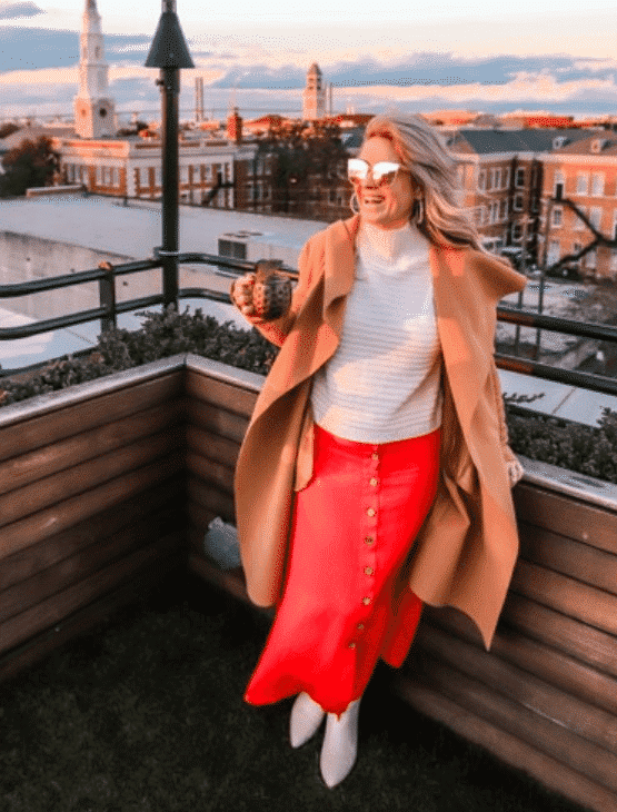 How To Wear Orange Skirts ? 30 Outfit Ideas