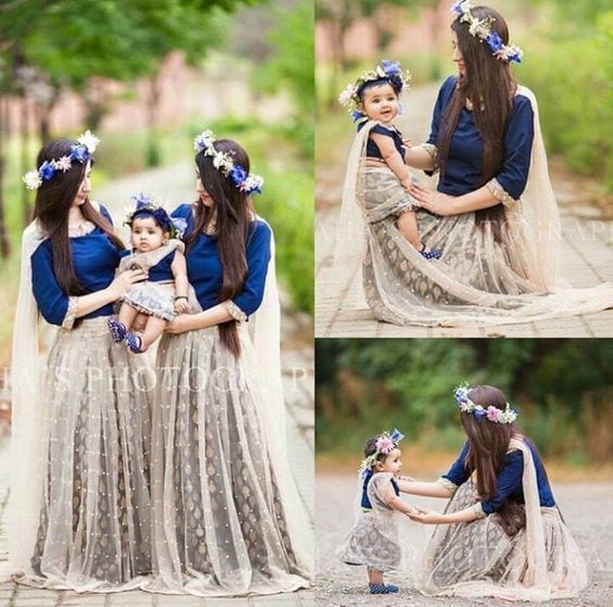 Pakistani Mother Daughter Outfits (5)