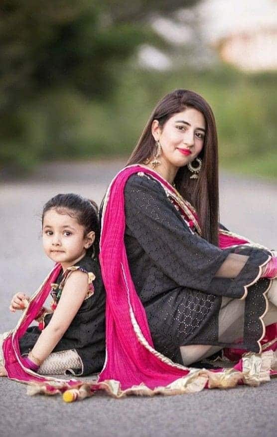 Pakistani Mother Daughter Matching Outfits