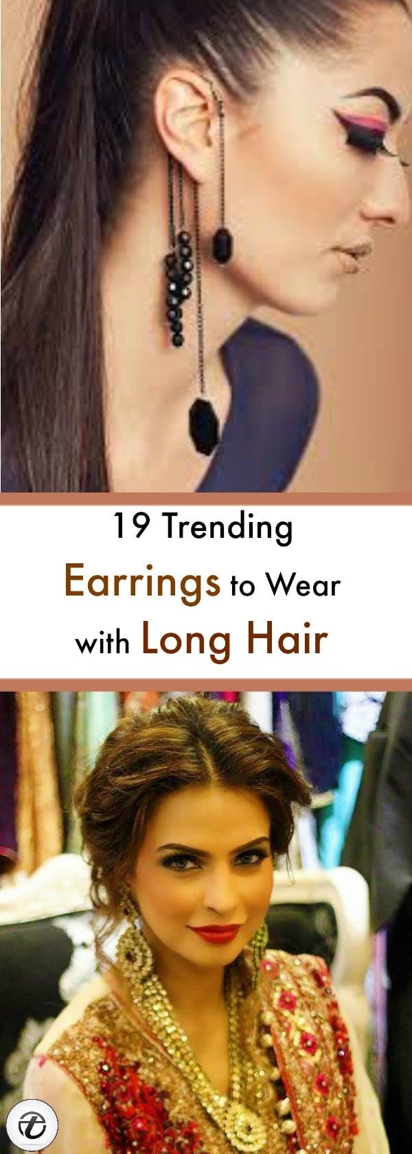 19 Cute Ways to Wear Earrings with Long Hairs