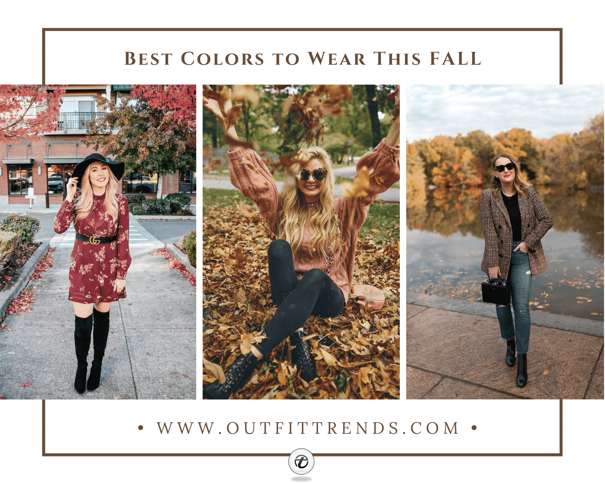 Women's Fall Colors - 21 Best Colors to Wear this Fall