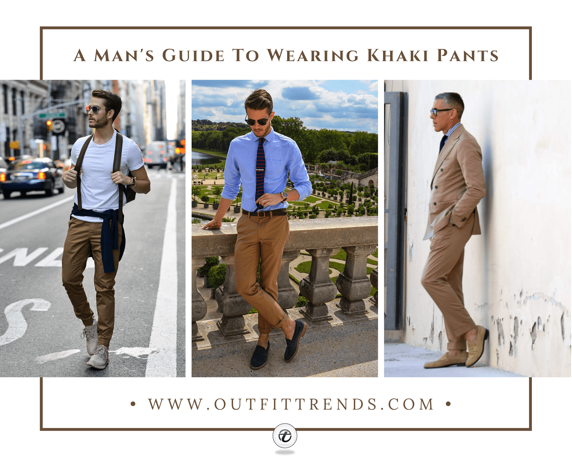 5 Khaki Pants Outfit Ideas for Men  Berle