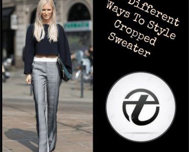 how to wear cropped sweaters