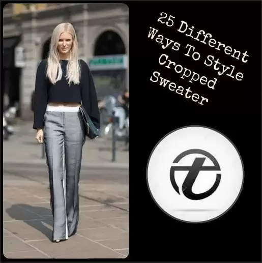 24 Best Cropped Sweater Outfit Ideas with Styling Tips