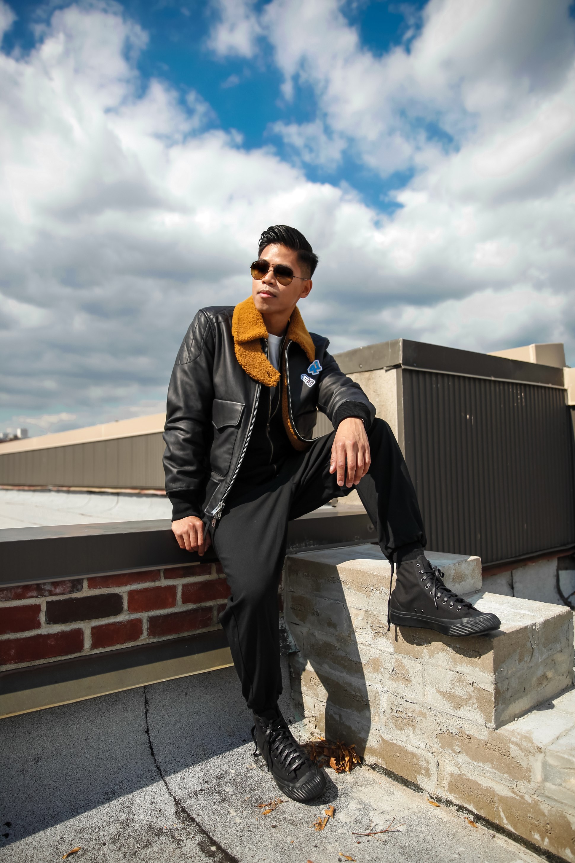 Men Shearling Jacket Outfits-22 Ways To Wear Shearling Jacket