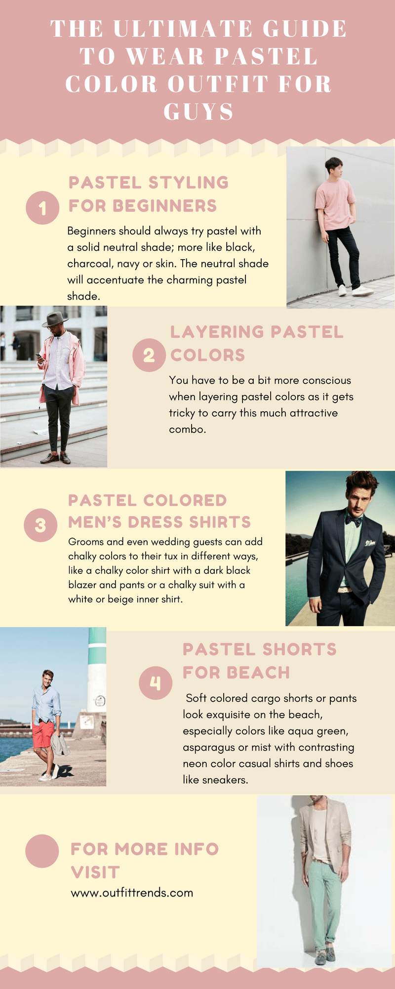 pastel color outfits for men